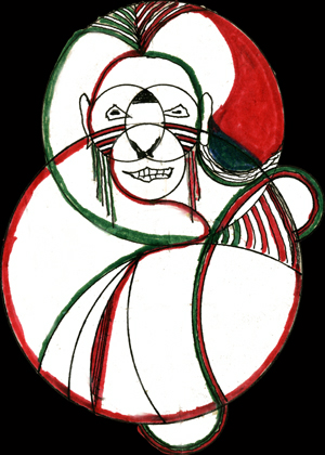 I Drew This Face in the Dark